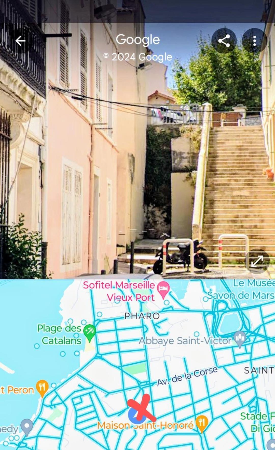 Studio Coin Nuit, Entre Plage Et Centre マルセイユ エクステリア 写真